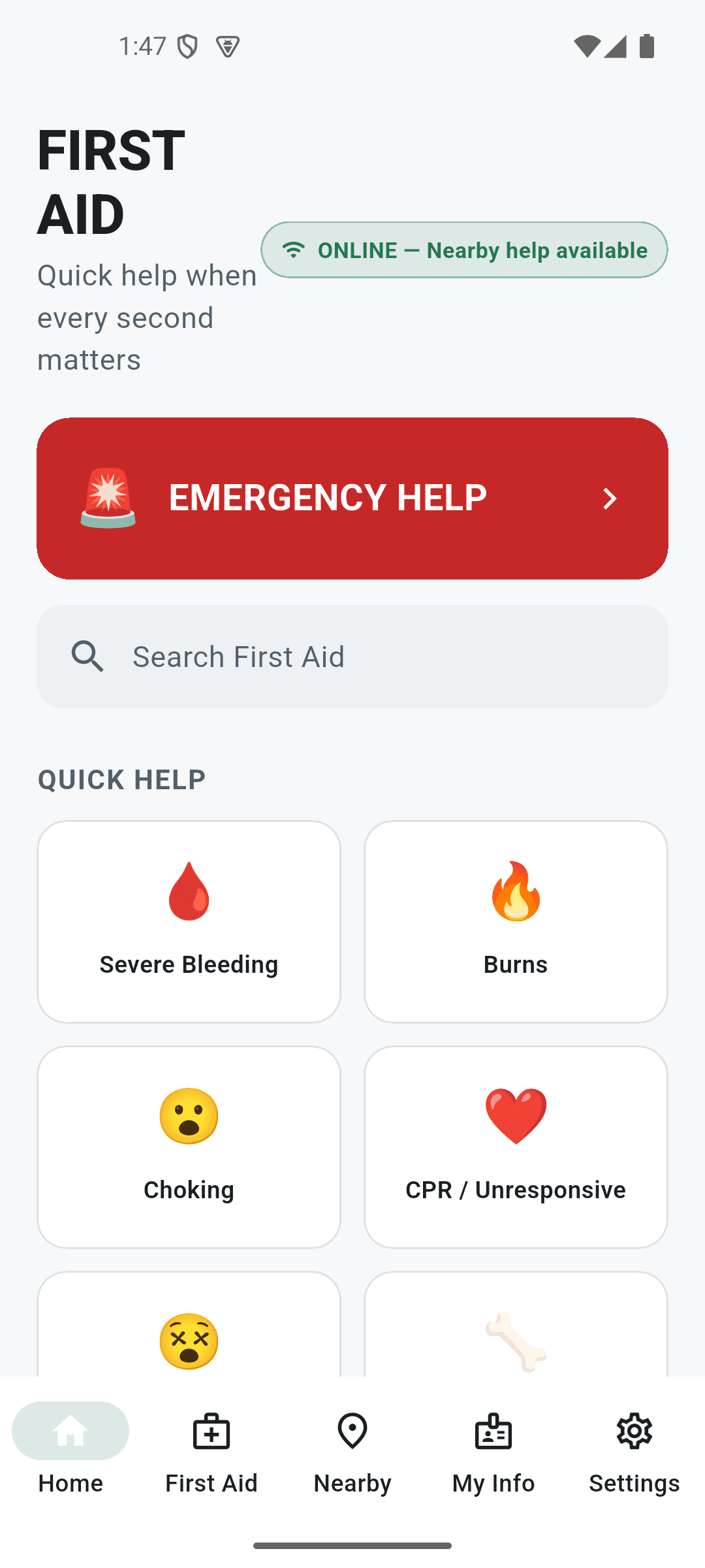 First Aid — Offline Emergency preview