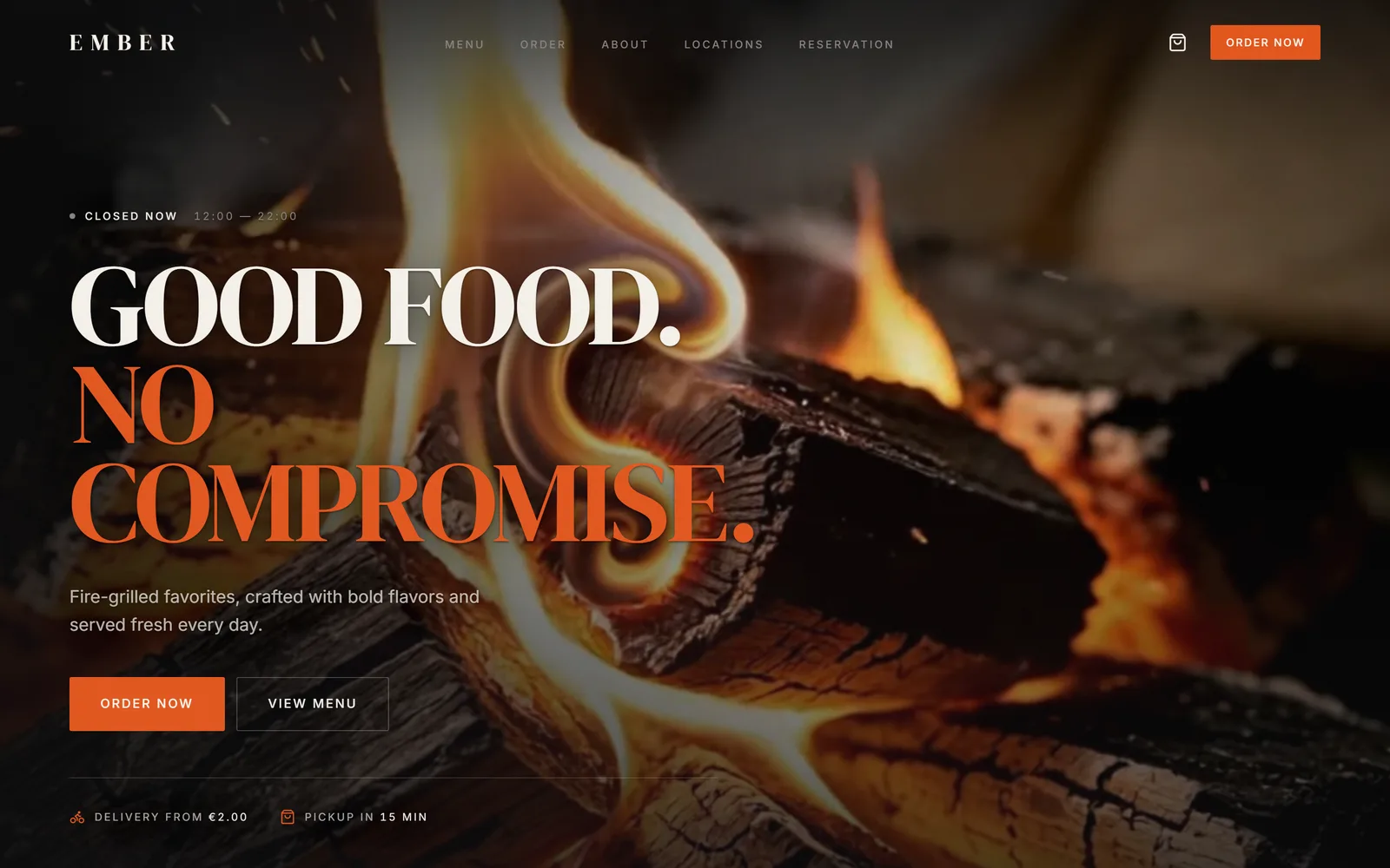 Ember template