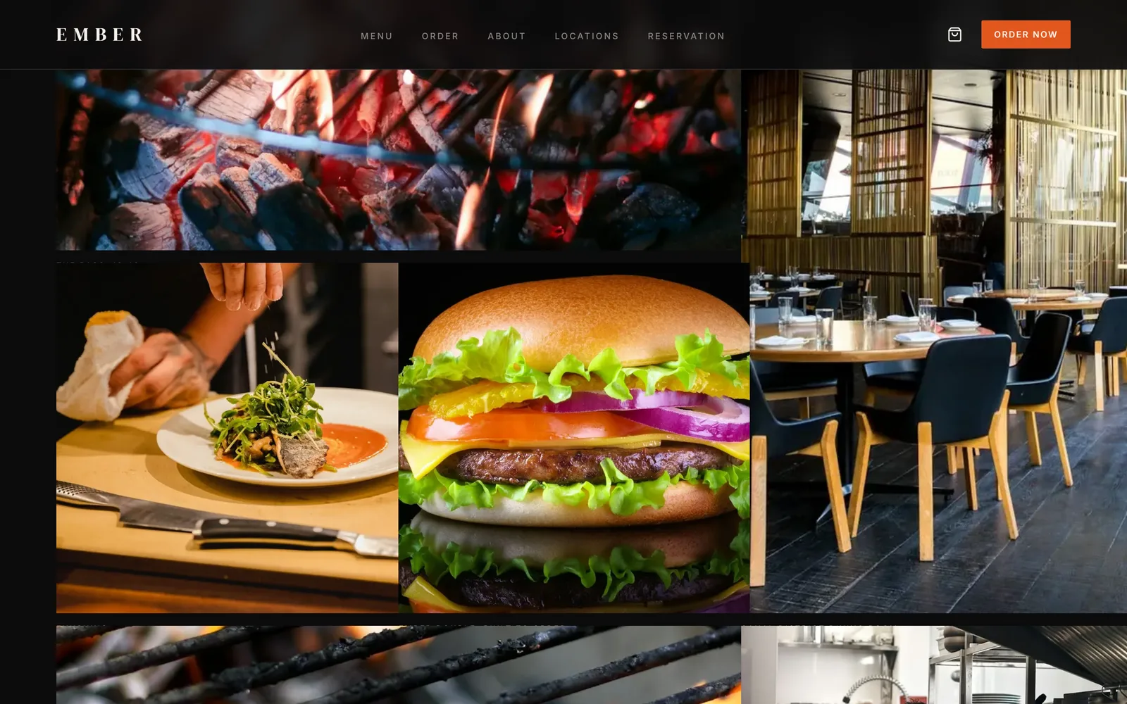 Gallery — the room, the grill and the food