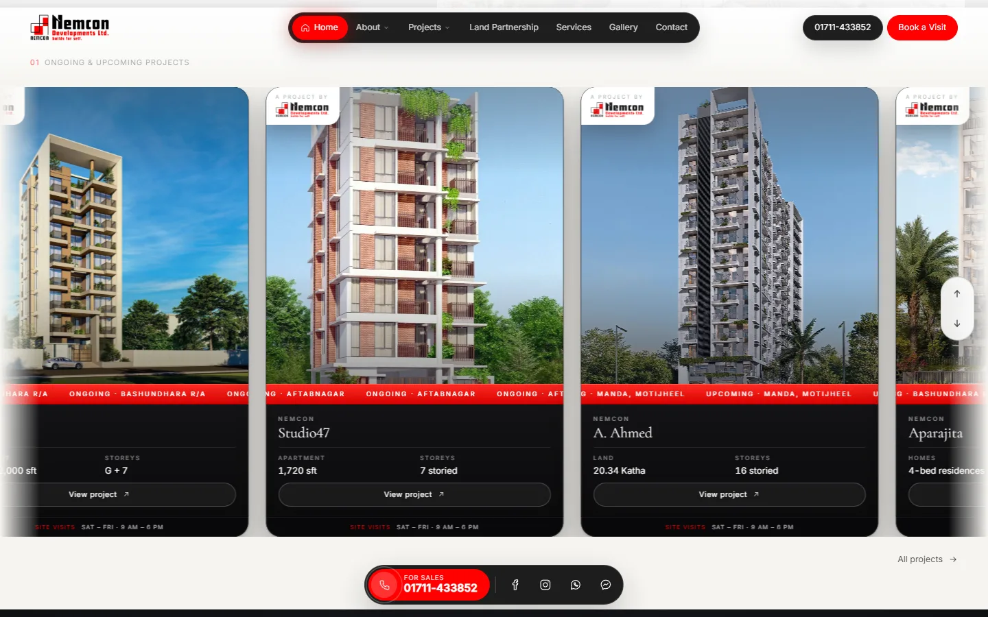 Home — Ongoing & upcoming projects